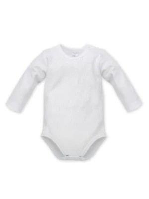 Zdjęcie produktu Body niemowlęce z długim rękawem białe Pinokio