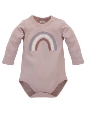 Zdjęcie produktu Body niemowlęce z długim rękawem różowe Pinokio