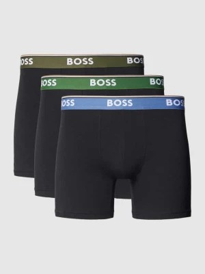 Zdjęcie produktu Bokserki z elastycznym paskiem z logo w zestawie 3 szt. Boss