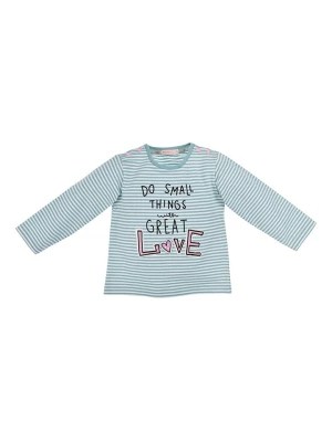 Zdjęcie produktu Bondi Koszulka "Great Love" w kolorze turkusowym rozmiar: 92