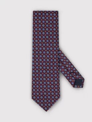 Zdjęcie produktu Bordowy wzorzysty krawat męski Pako Lorente