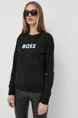 Zdjęcie produktu BOSS bluza bawełniana damska kolor czarny 50468357