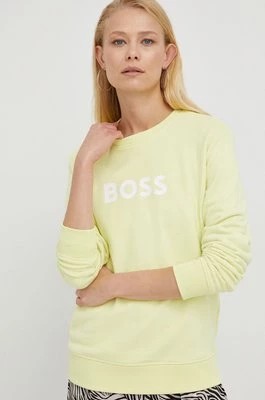 Zdjęcie produktu BOSS bluza bawełniana damska kolor zielony 50468357