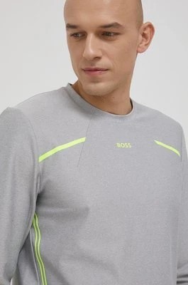 Zdjęcie produktu BOSS bluza BOSS ATHLEISURE męska kolor szary melanżowa