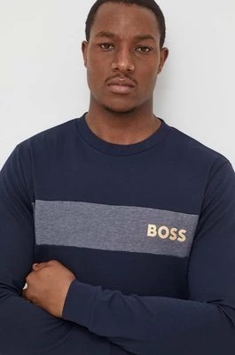 Zdjęcie produktu BOSS bluza lounge kolor niebieski wzorzysta