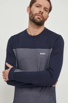 Zdjęcie produktu BOSS bluza męska kolor granatowy melanżowa 50515147