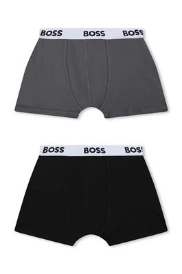 Zdjęcie produktu BOSS bokserki dziecięce 2-pack kolor szary