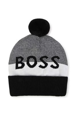 Zdjęcie produktu BOSS czapka dziecięca kolor czarny