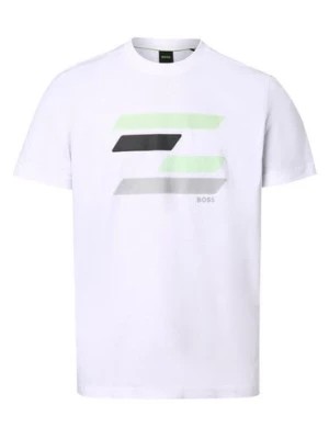 Zdjęcie produktu BOSS Green Koszulka męska - Tee 3 Mężczyźni Bawełna biały jednolity,