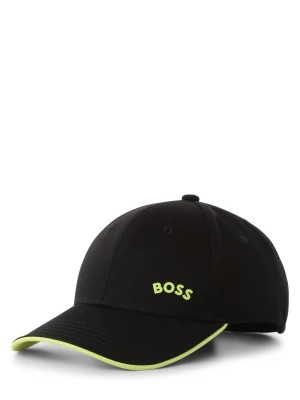 Zdjęcie produktu BOSS Green Męska czapka z daszkiem Mężczyźni Bawełna czarny jednolity,