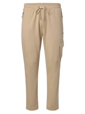 Zdjęcie produktu BOSS Green Spodnie dresowe Mężczyźni Bawełna beżowy jednolity,