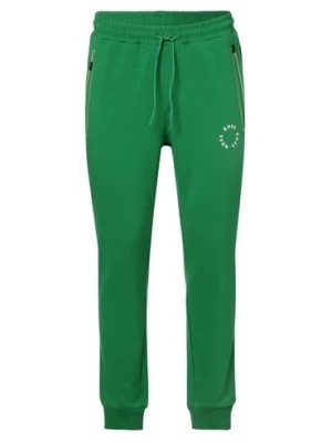 Zdjęcie produktu BOSS Green Spodnie dresowe Mężczyźni Bawełna zielony jednolity,