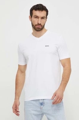 Zdjęcie produktu Boss Green t-shirt męski kolor biały gładki 50506347