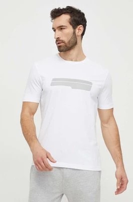 Zdjęcie produktu Boss Green t-shirt męski kolor biały z aplikacją 50513004