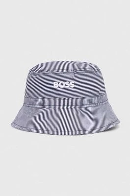 Zdjęcie produktu BOSS kapelusz bawełniany kolor granatowy bawełniany 50513211