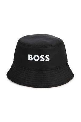Zdjęcie produktu BOSS kapelusz dwustronny dziecięcy kolor czarny