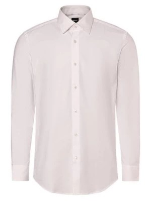Zdjęcie produktu BOSS Koszula męska - Easy-iron - H-HANK-kent-C6-242 Mężczyźni Slim Fit Bawełna biały jednolity,