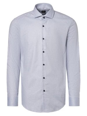 Zdjęcie produktu BOSS Koszula męska - H-HANK-spread-C1-222 Mężczyźni Slim Fit Bawełna niebieski wzorzysty,