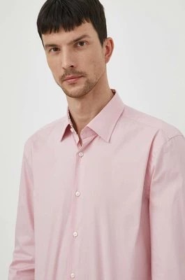 Zdjęcie produktu BOSS koszula męska kolor różowy slim z kołnierzykiem klasycznym 50512652