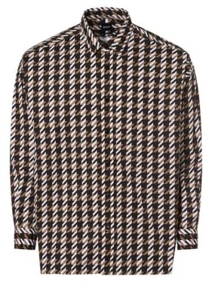 Zdjęcie produktu BOSS Koszula męska Mężczyźni Comfort Fit Bawełna brązowy|czarny wzorzysty,