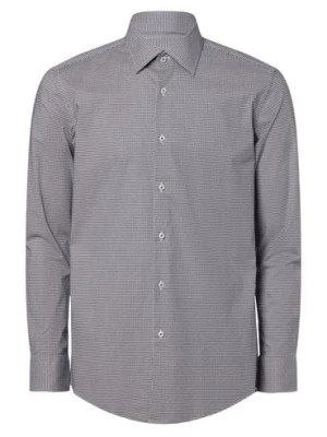 Zdjęcie produktu BOSS Koszula męska Mężczyźni Slim Fit Bawełna niebieski|biały wzorzysty,