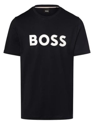 Zdjęcie produktu BOSS Koszulka męska - Tiburt 354 Mężczyźni Bawełna niebieski nadruk,