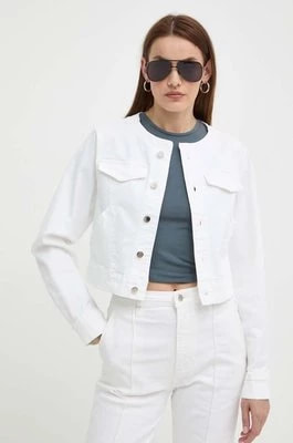 Zdjęcie produktu BOSS kurtka jeansowa damska kolor biały przejściowa 50514580