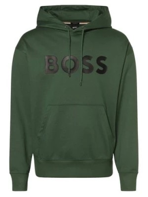 Zdjęcie produktu BOSS Męski sweter z kapturem - Sullivan 16 Mężczyźni Bawełna zielony nadruk,