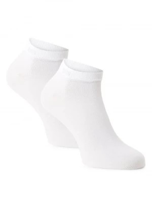 Zdjęcie produktu BOSS Męskie skarpety do obuwia sportowego pakowane po 2 szt. Mężczyźni Bawełna biały jednolity,