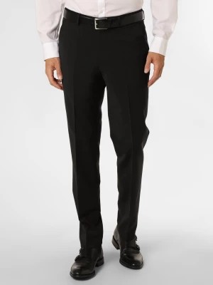 Zdjęcie produktu BOSS Męskie spodnie od garnituru modułowego Mężczyźni Regular Fit Sztuczne włókno czarny jednolity,