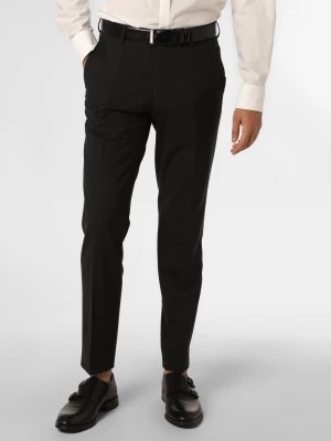 Zdjęcie produktu BOSS Męskie spodnie od garnituru modułowego Mężczyźni Slim Fit wełna ze strzyży szary jednolity,