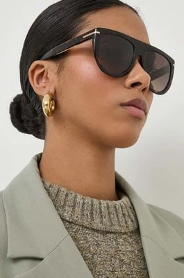 Zdjęcie produktu BOSS okulary przeciwsłoneczne damskie kolor brązowy BOSS 1655/S
