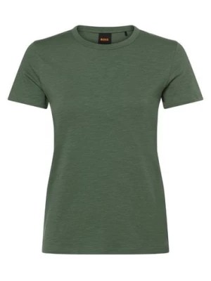 Zdjęcie produktu BOSS Orange Koszulka damska - C_Esla Kobiety Bawełna zielony jednolity,