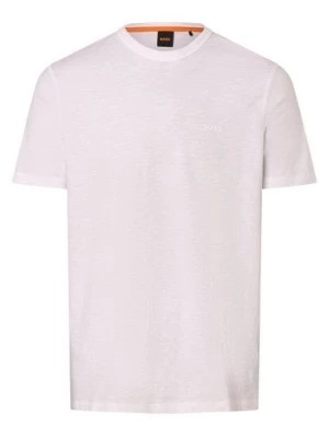 Zdjęcie produktu BOSS Orange Koszulka męska - Tegood Mężczyźni Bawełna biały jednolity,