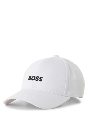 Zdjęcie produktu BOSS Orange Męska czapka z daszkiem Mężczyźni Bawełna biały jednolity,
