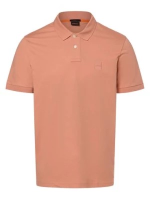 Zdjęcie produktu BOSS Orange Męska koszulka polo - Passenger Mężczyźni Bawełna różowy jednolity,