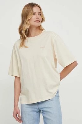 Zdjęcie produktu Boss Orange t-shirt bawełniany damski kolor beżowy 50511711