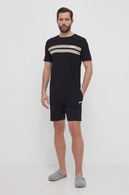 Zdjęcie produktu BOSS piżama męska kolor czarny z nadrukiem 50515521