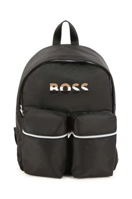 Zdjęcie produktu BOSS plecak dziecięcy kolor czarny duży z nadrukiem