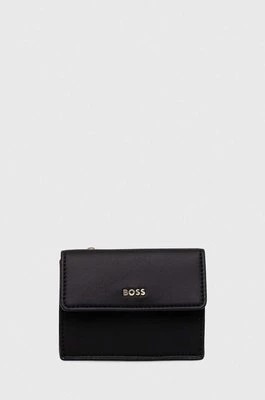 Zdjęcie produktu BOSS portfel damski kolor czarny