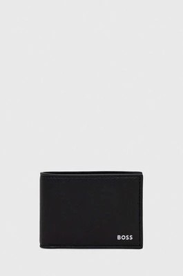 Zdjęcie produktu BOSS portfel skórzany męski kolor czarny