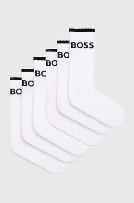 Zdjęcie produktu BOSS skarpetki 6-pack męskie kolor biały 50510168