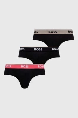 Zdjęcie produktu BOSS slipy 3-pack męskie kolor czarny 50514920