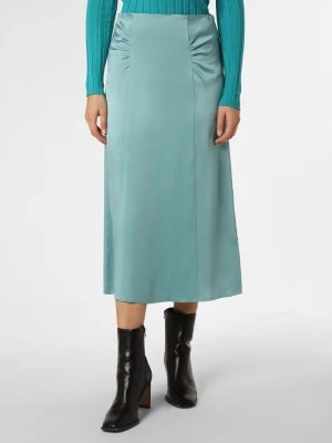Zdjęcie produktu BOSS Spódnica damska Kobiety Acetat niebieski jednolity,