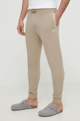 Zdjęcie produktu BOSS spodnie dresowe kolor beżowy gładkie 50515166