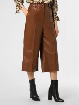Zdjęcie produktu BOSS Spodnie Kobiety Sztuczna skóra brązowy jednolity,