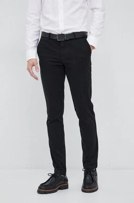 Zdjęcie produktu BOSS spodnie męskie kolor czarny dopasowane 50487966