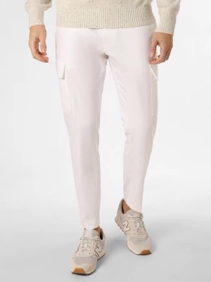 Zdjęcie produktu BOSS Spodnie Mężczyźni Bawełna biały jednolity,