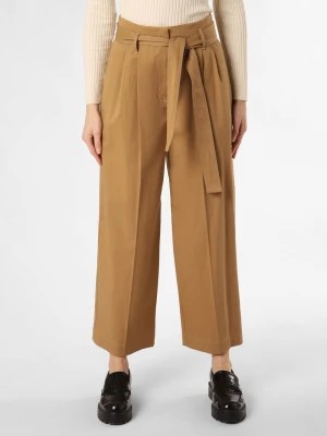 Zdjęcie produktu BOSS Spodnie - Tenoy Kobiety Bawełna brązowy jednolity,