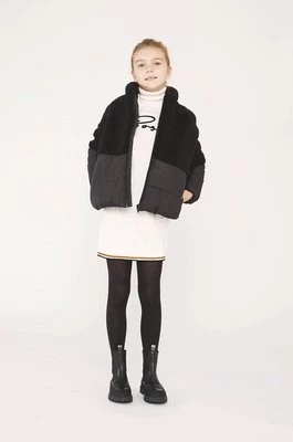 Zdjęcie produktu BOSS sukienka dziecięca kolor biały mini oversize